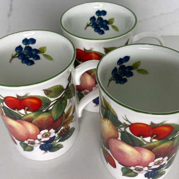 Crown Trent China Harvest Mugs set of 3 - Picture 1 of 6